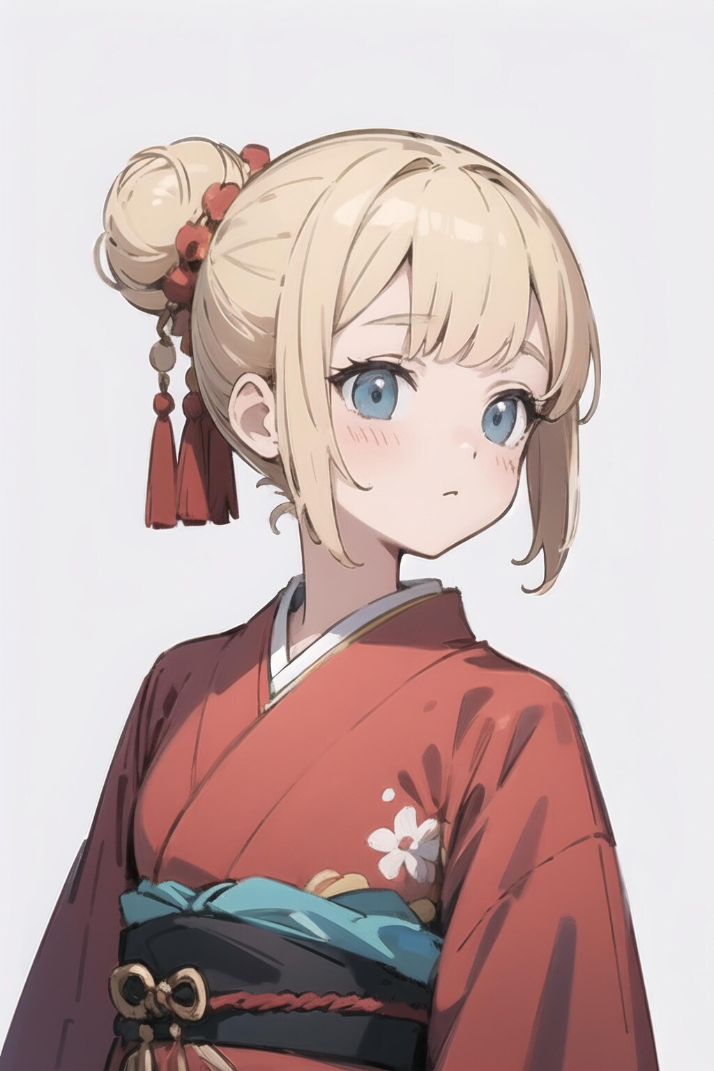 金髪和服娘