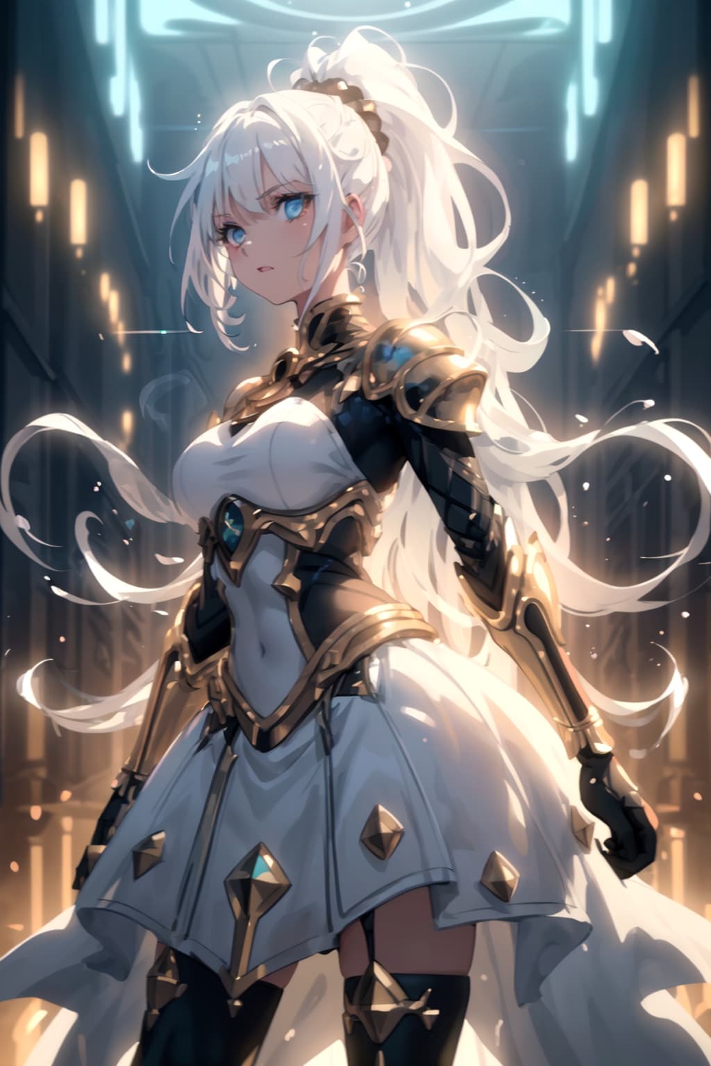 TOPAZで白髪ちゃん | の人気AIイラスト・グラビア