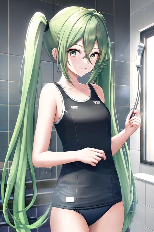 ミクのスク水