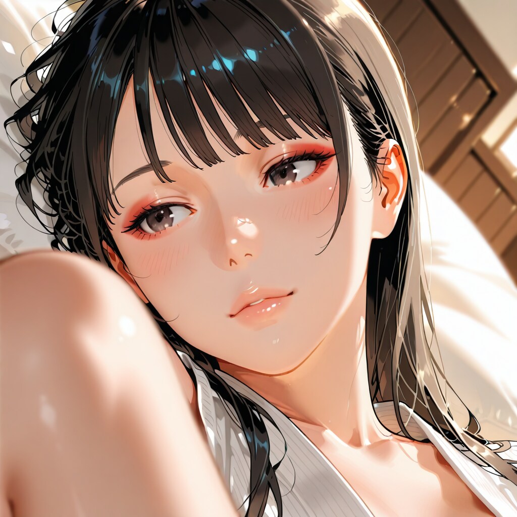 おはよう...,（照）