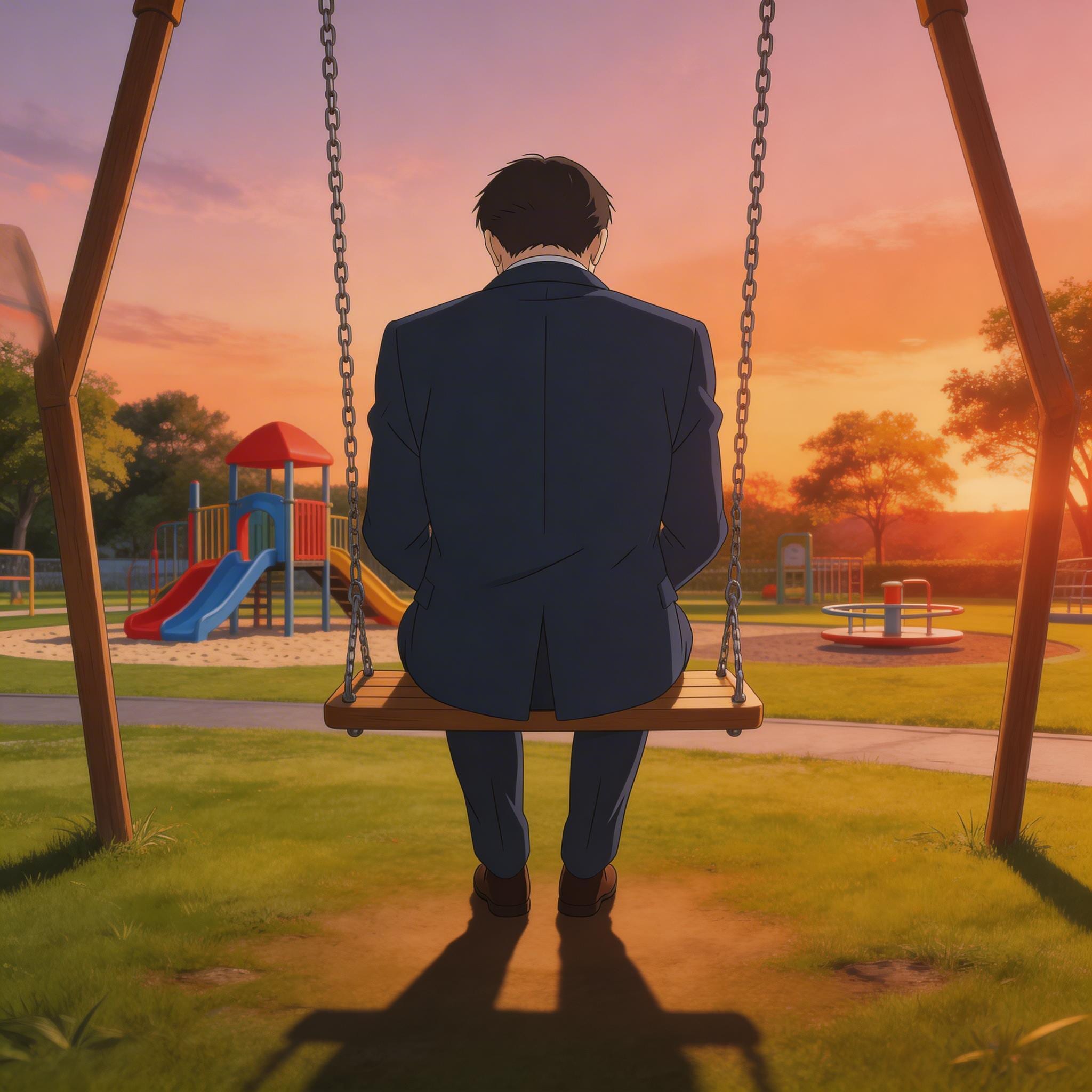 哀愁漂うサラリーマン | の人気AIイラスト・グラビア