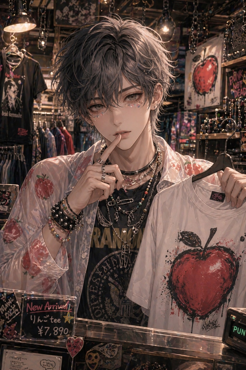 ガーリーな彼は、透明な鎧を纏い、この街で独り、叫び続けた。