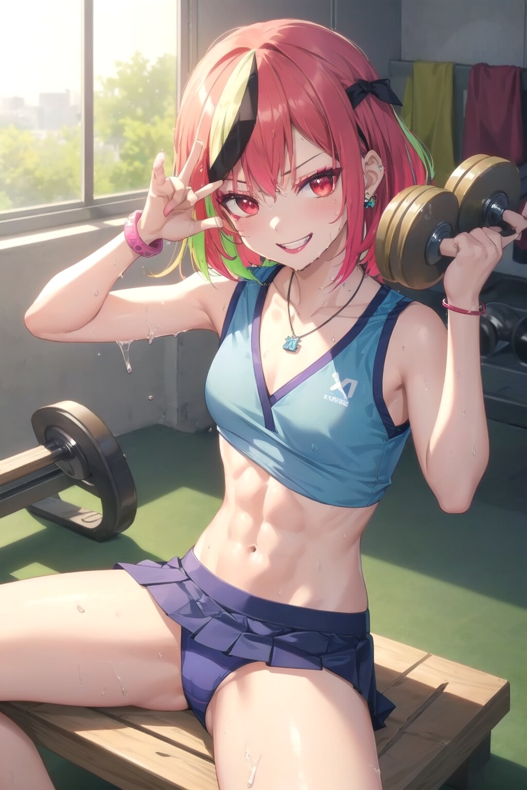 どうよこの腹筋