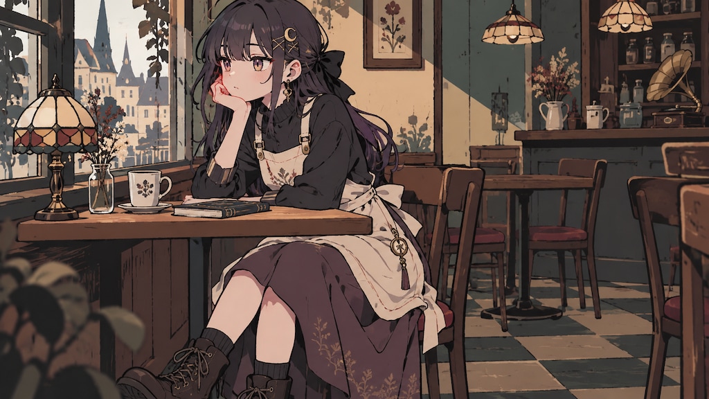 お客さんが来ないカフェ
