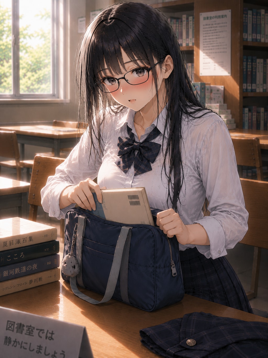 図書室にいつもいる子11