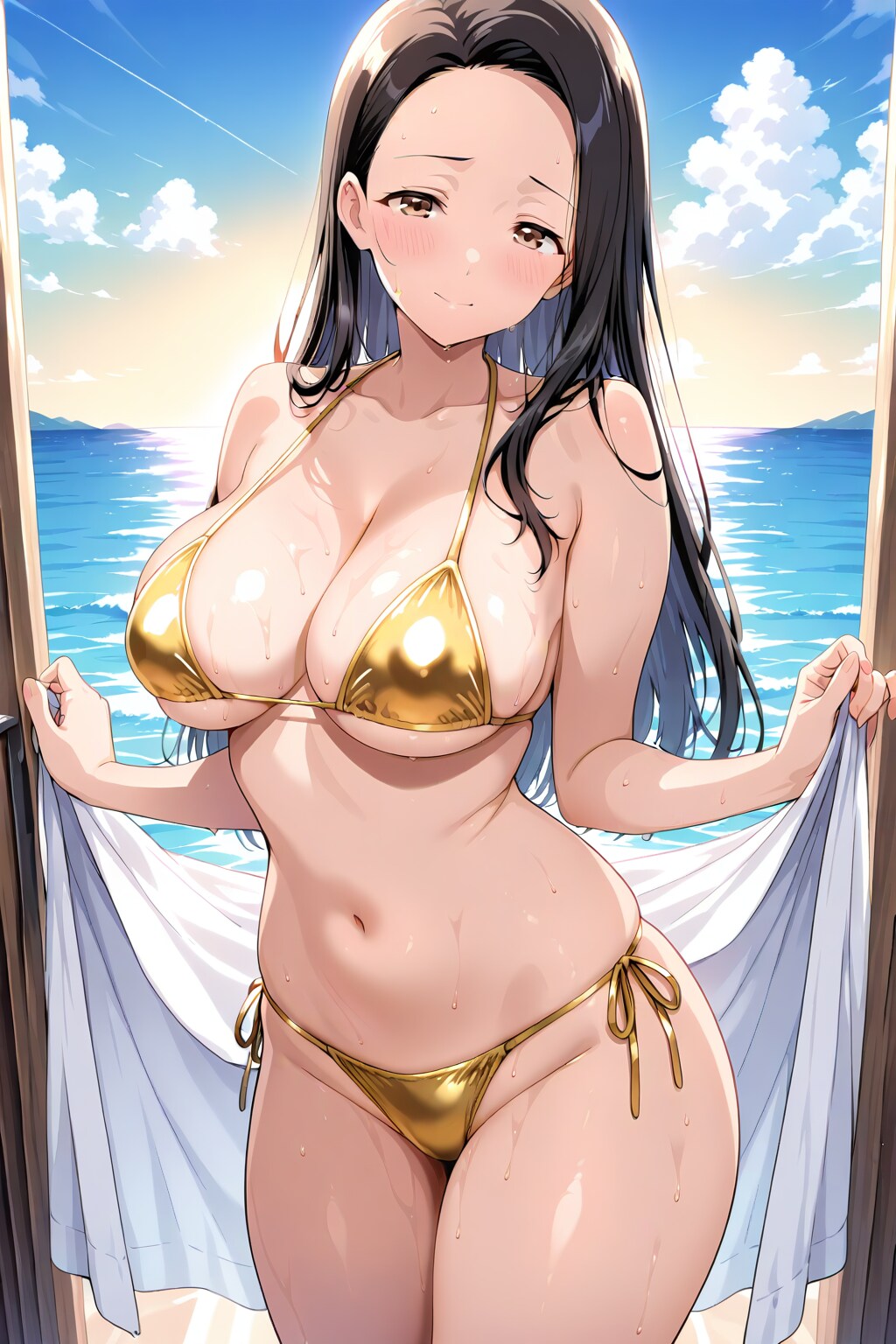水着美女