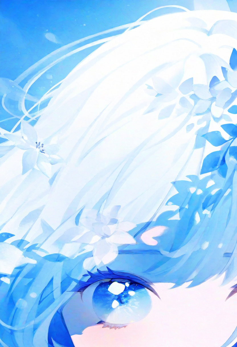 蒼の視線 | の人気AIイラスト・グラビア