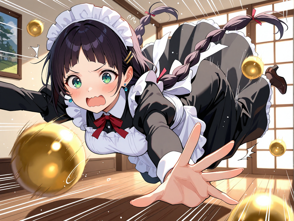 キンタマでコケるこよみちゃん