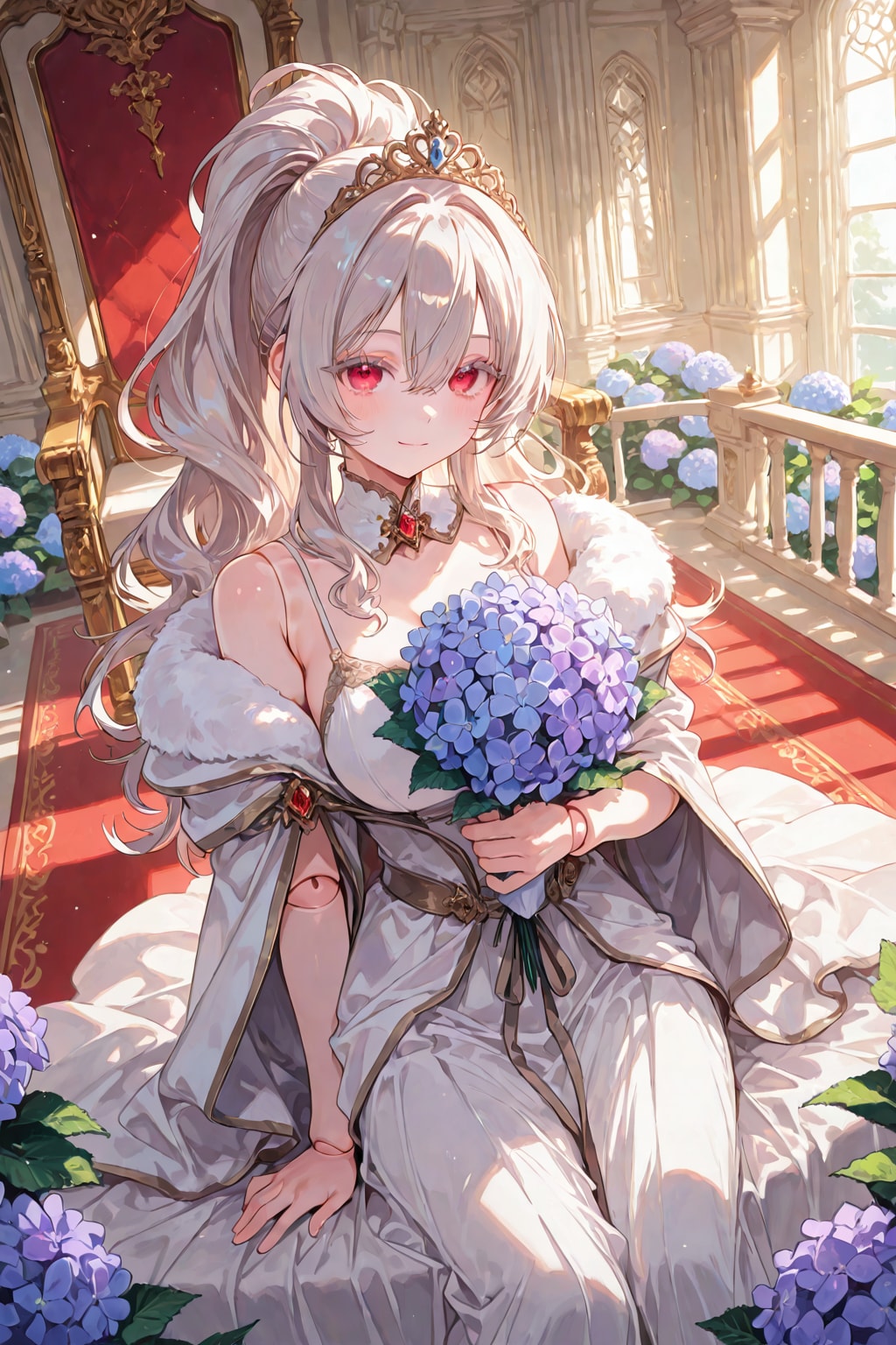 花束と姫様