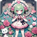 トレカの緑髪ちゃん 2枚目