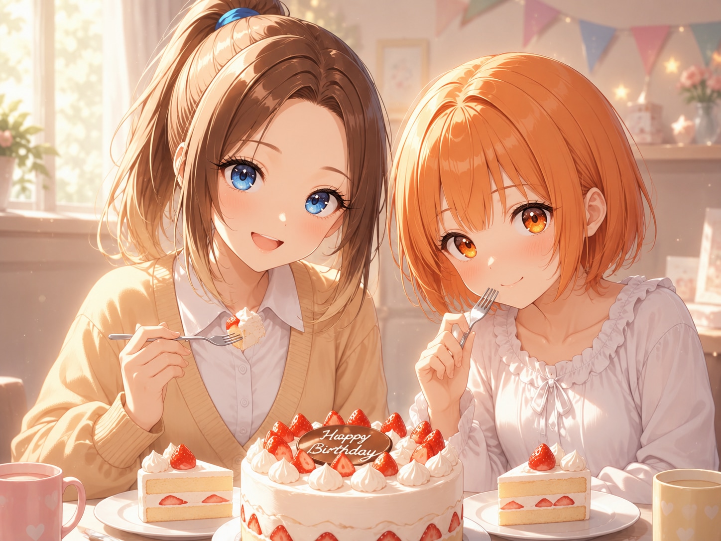 下野なつみちゃんと菜摘と🎂