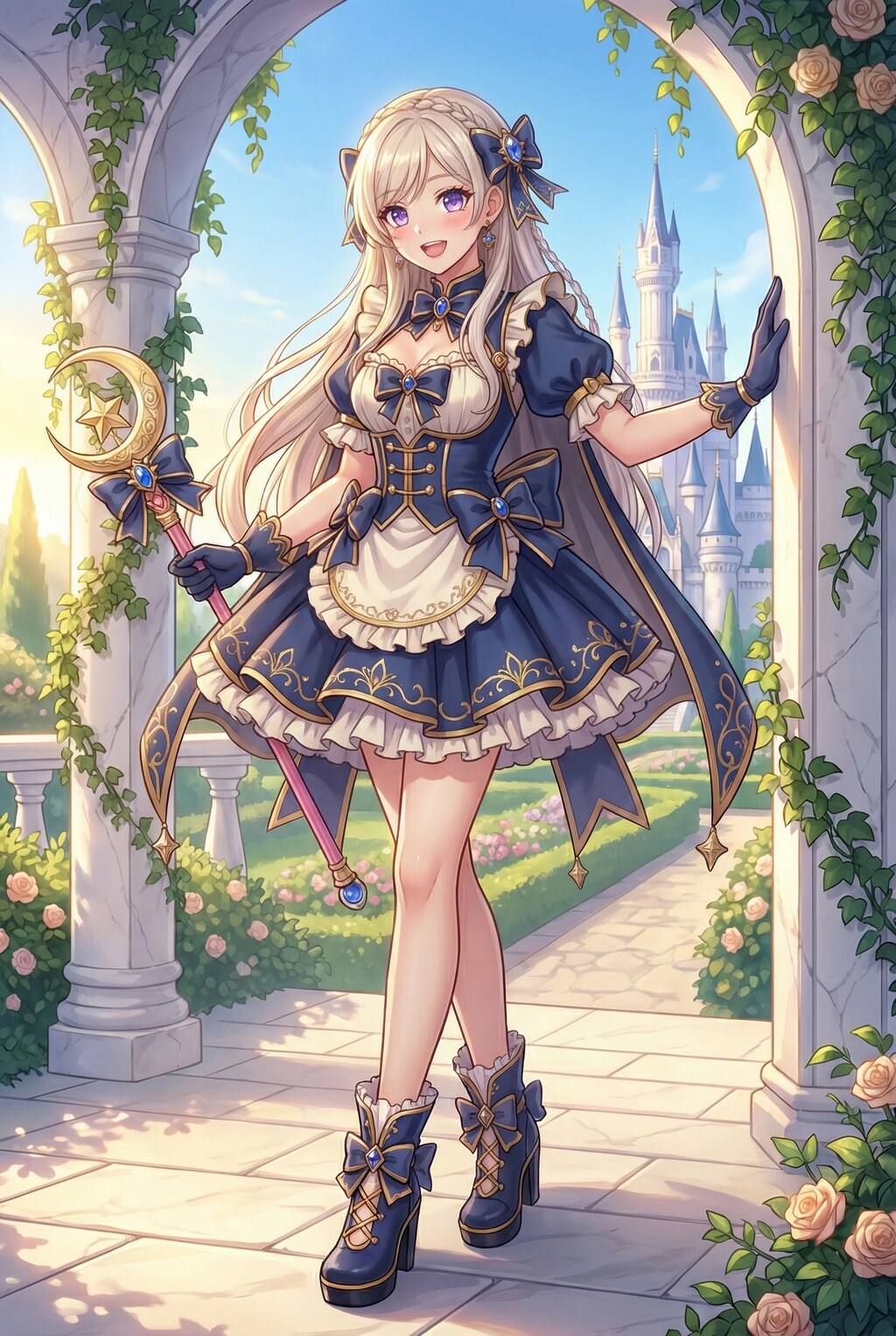 紺碧花に星を刻む