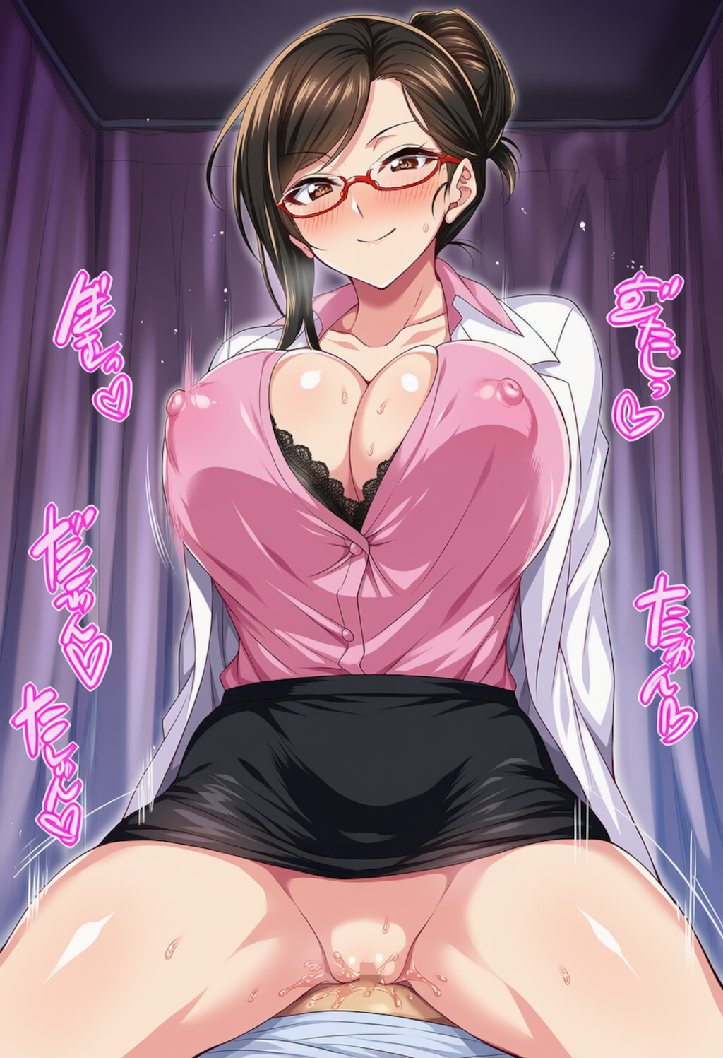 【悶絶女医②】医療と称した生中セックス