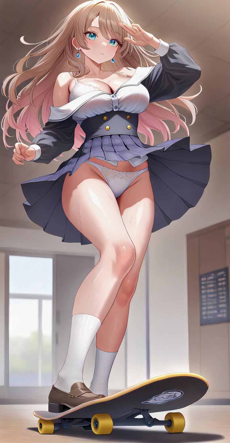 スケボーJK