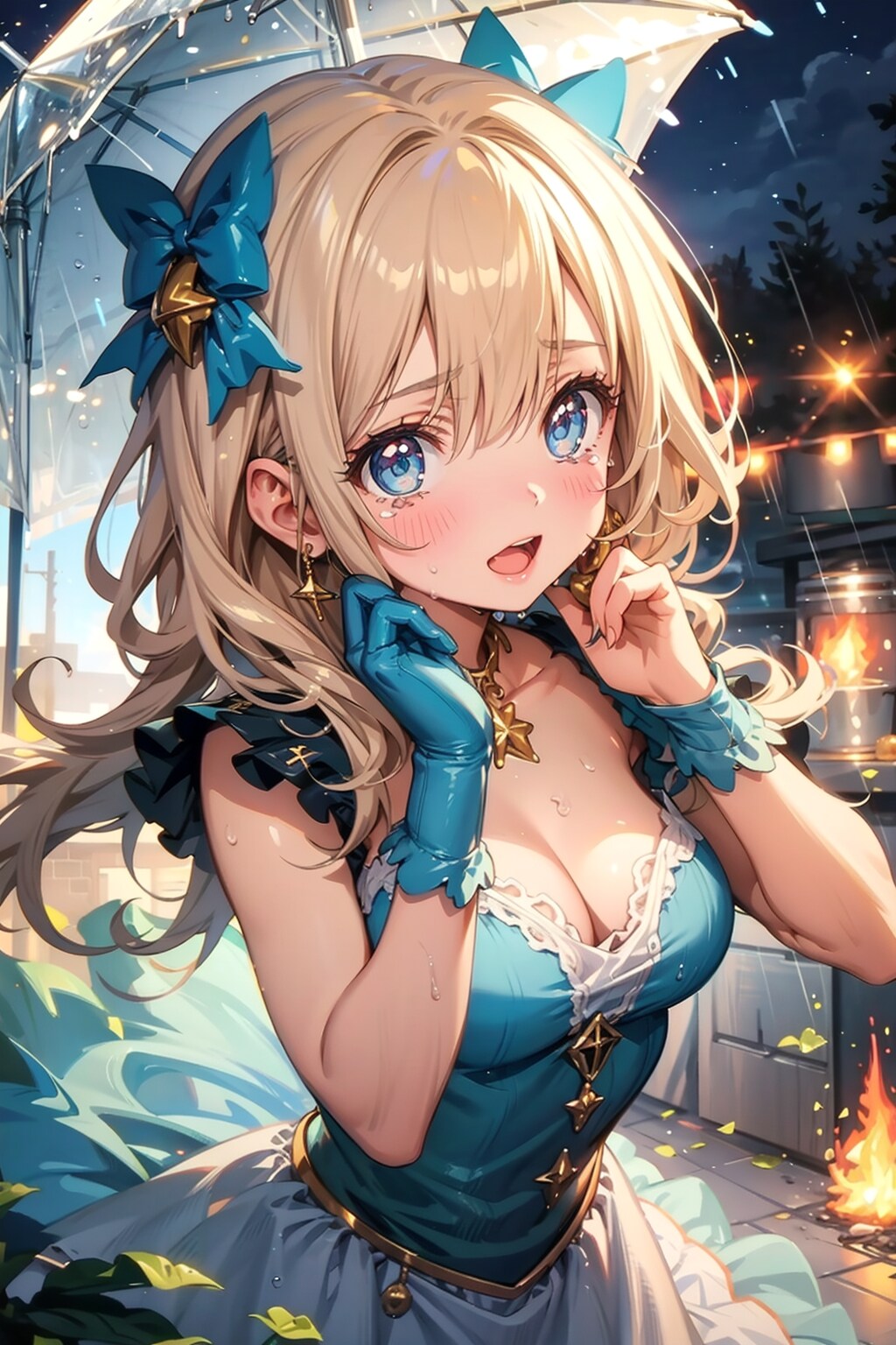 『雨に弱い精霊王女』ミリシア王女は、雨が苦手なのでございます(´ﾟдﾟ｀)