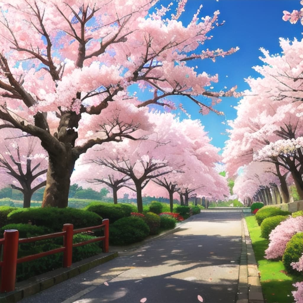 桜並木