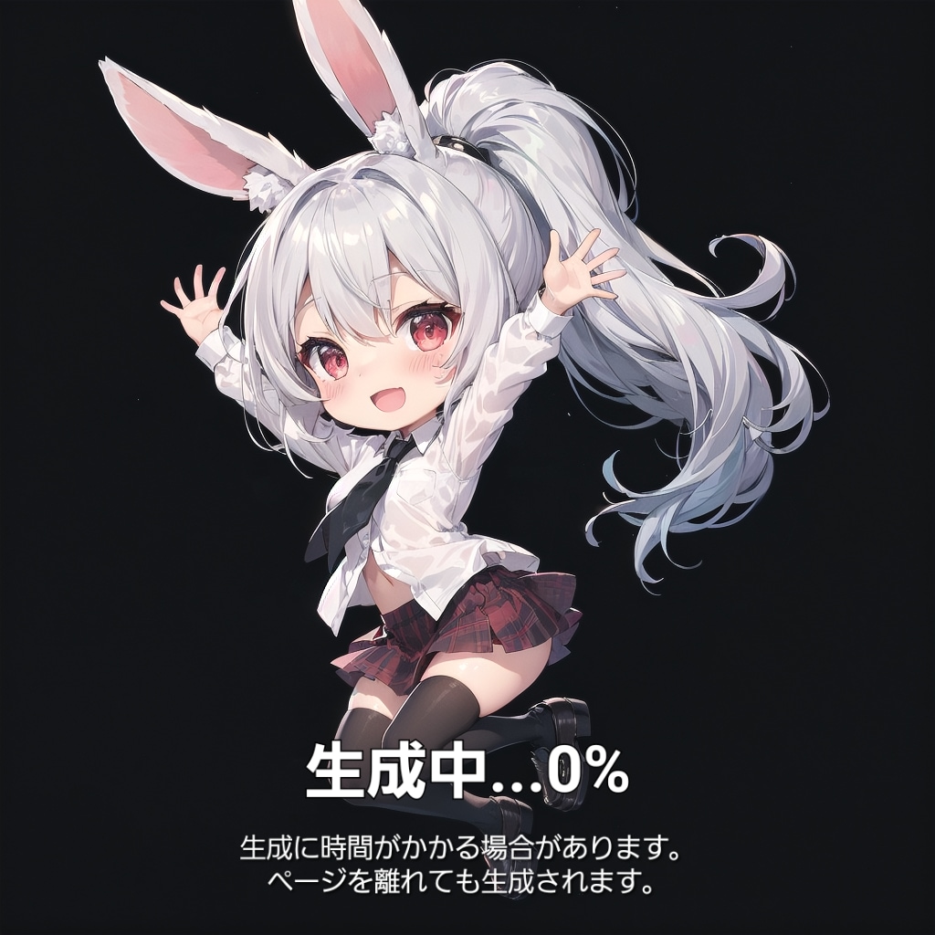 みみちゃんのちちぷい生成画面🐰✨
