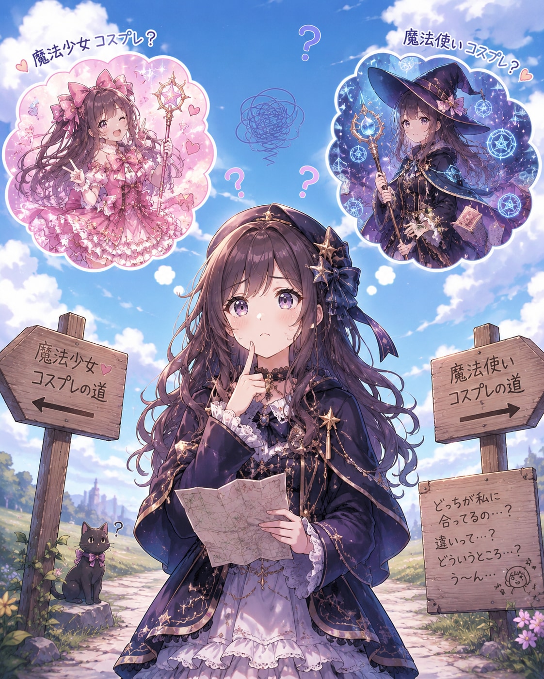 「今日もまた　コスの方向性　大迷子」