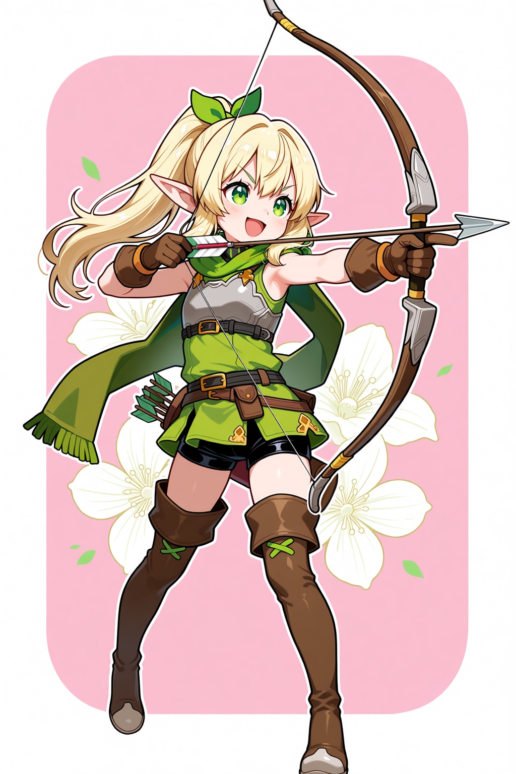 【実験】エルフのアーチャーAnima版