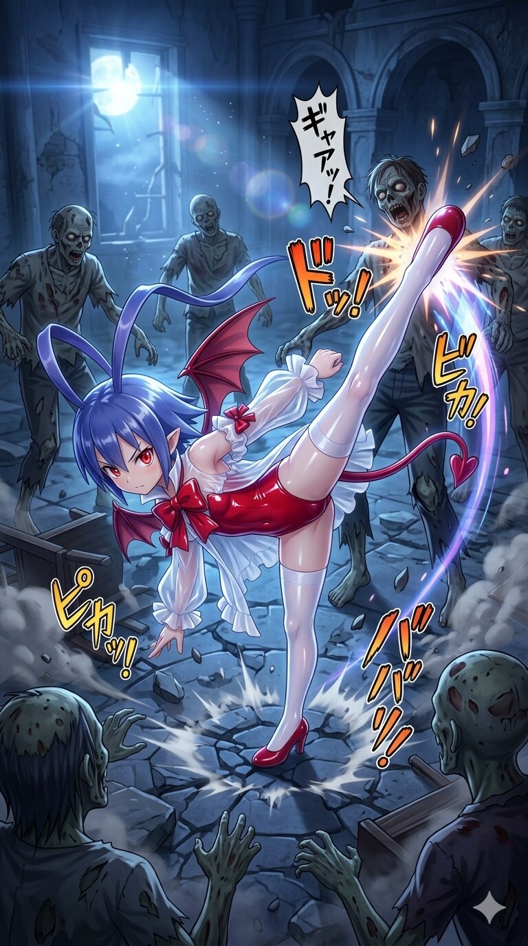 魔界戦記ディスガイア　ラハール　キック