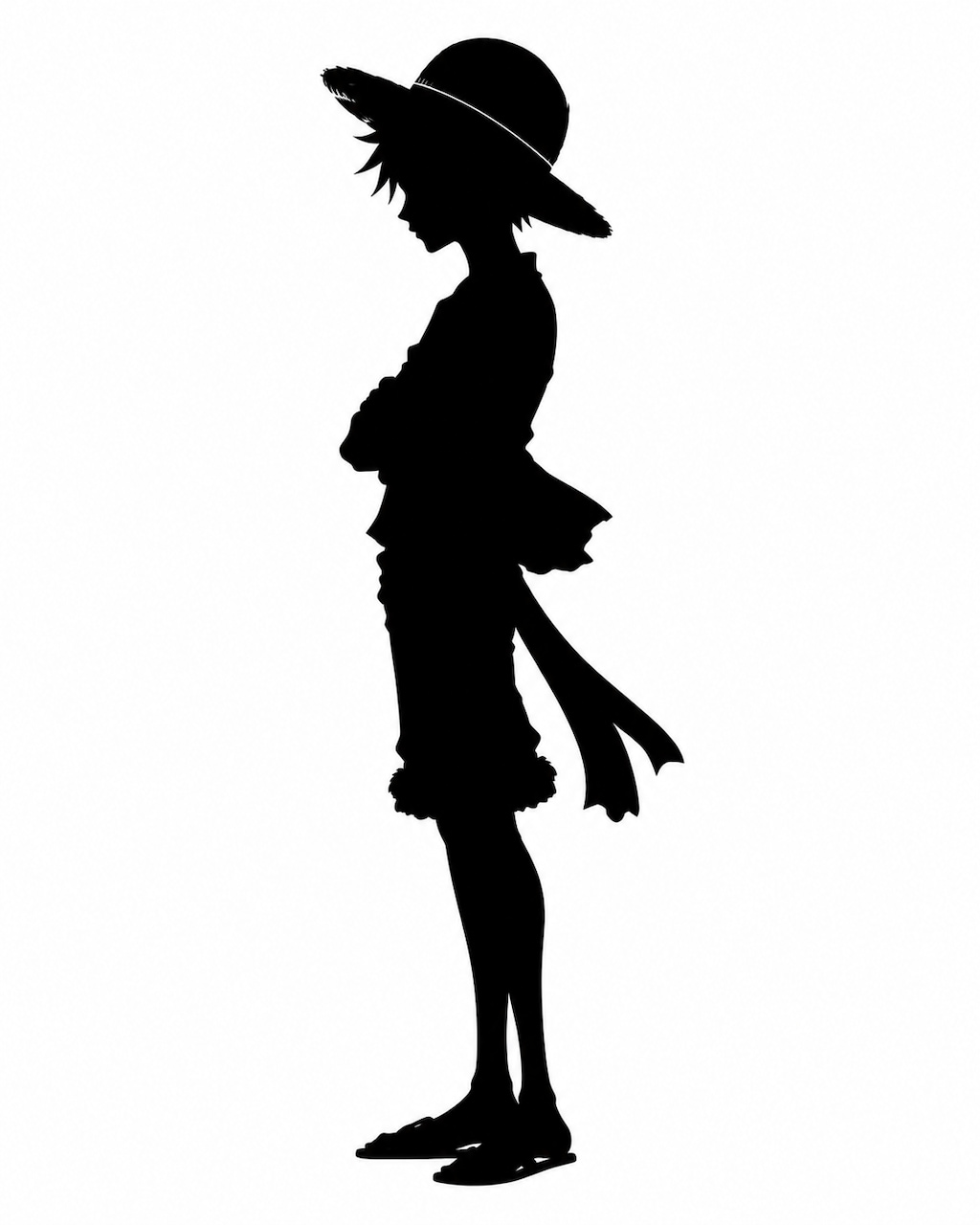 誰のシルエット？