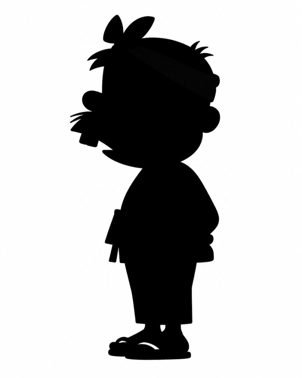 誰のシルエット？