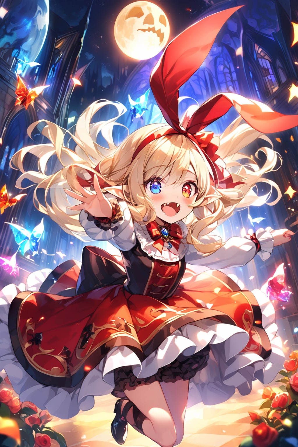 きれいな月夜ですニャ