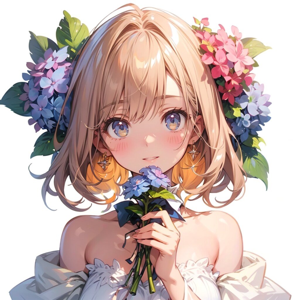 紫陽花少女♪ | の人気AIイラスト・グラビア