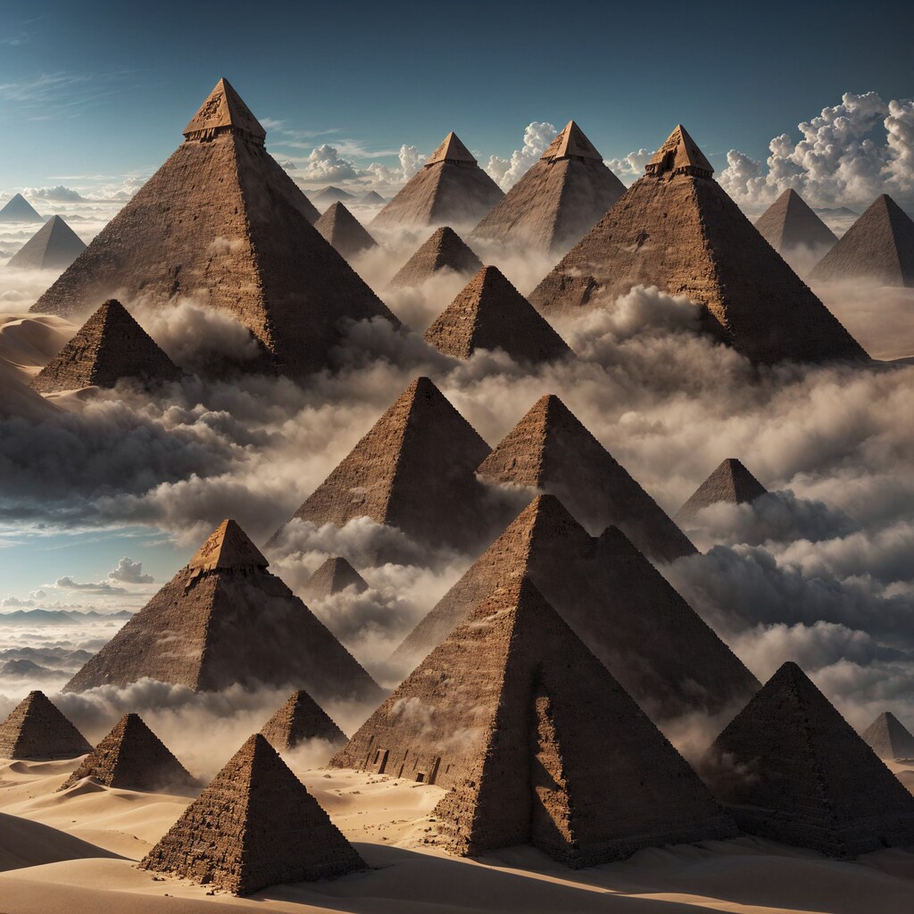 Pyramids Kiss the Sky