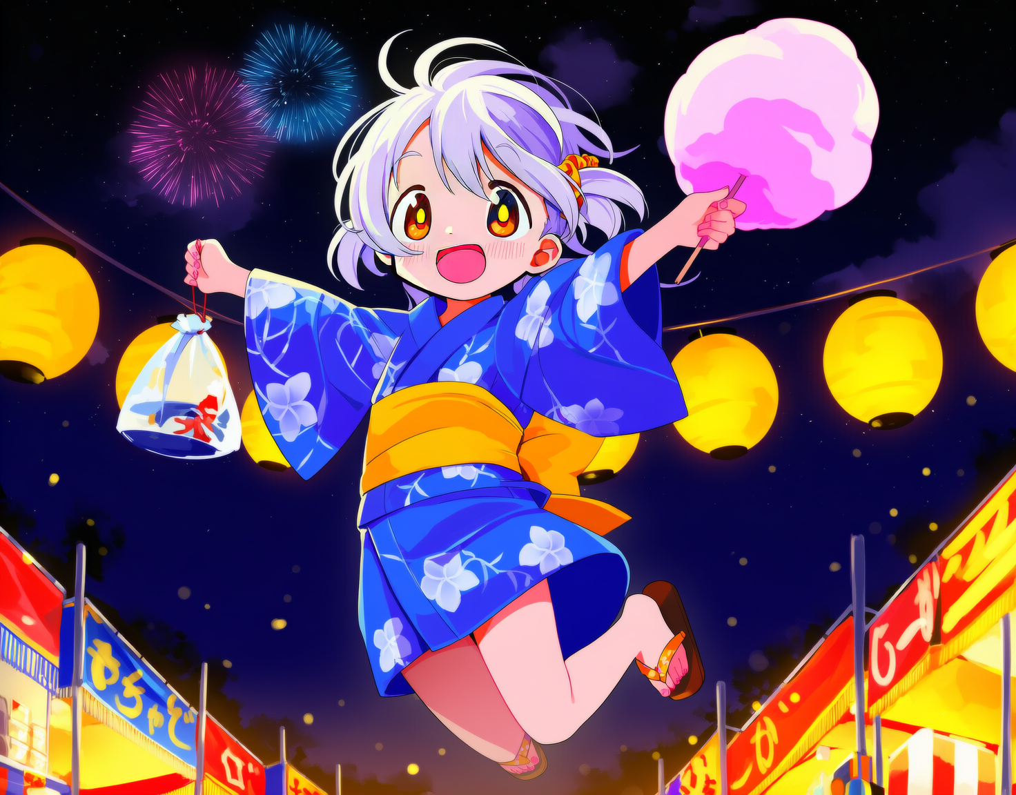 浴衣なぎさちゃん | の人気AIイラスト・グラビア