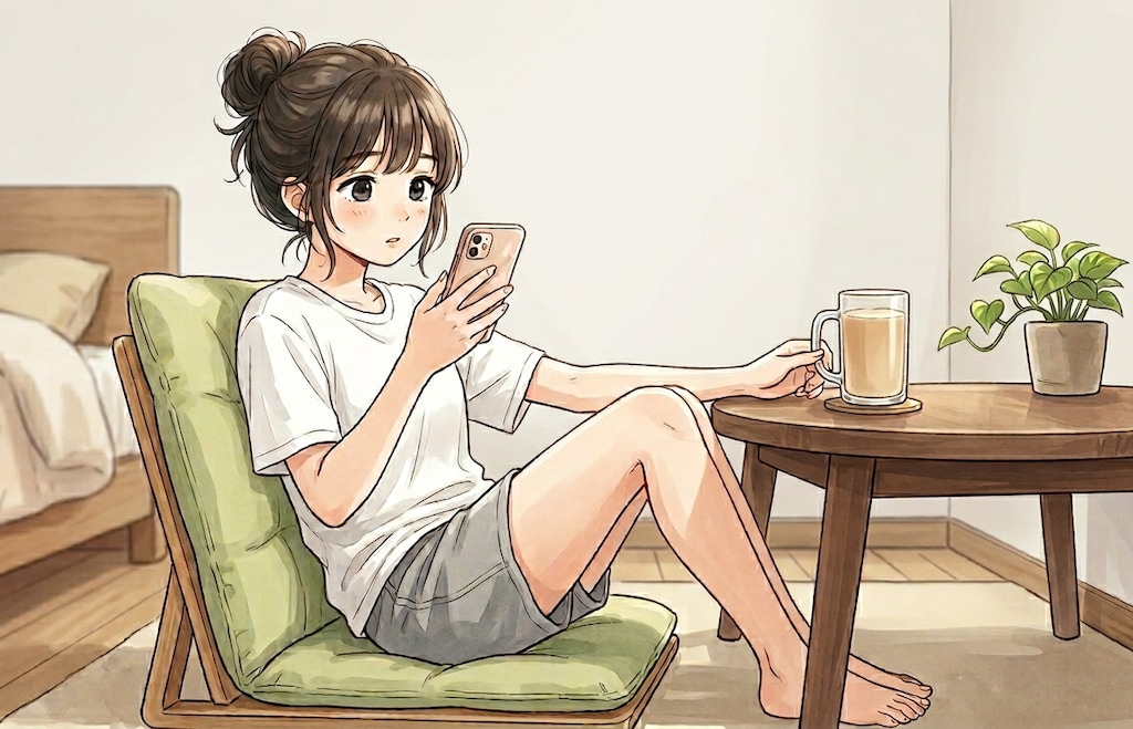 朝のカフェオレタイム