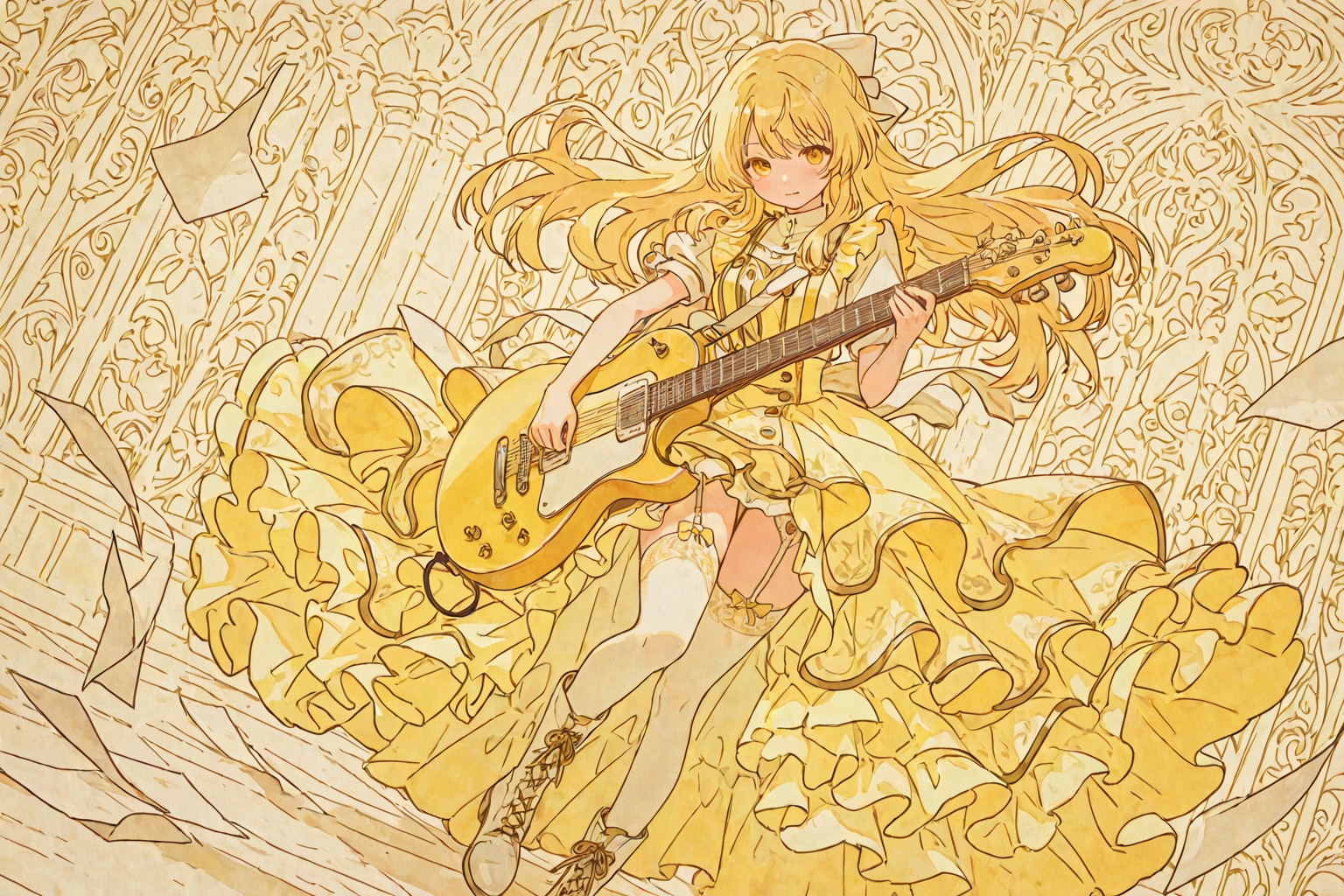 ギター少女 | の人気AIイラスト・グラビア