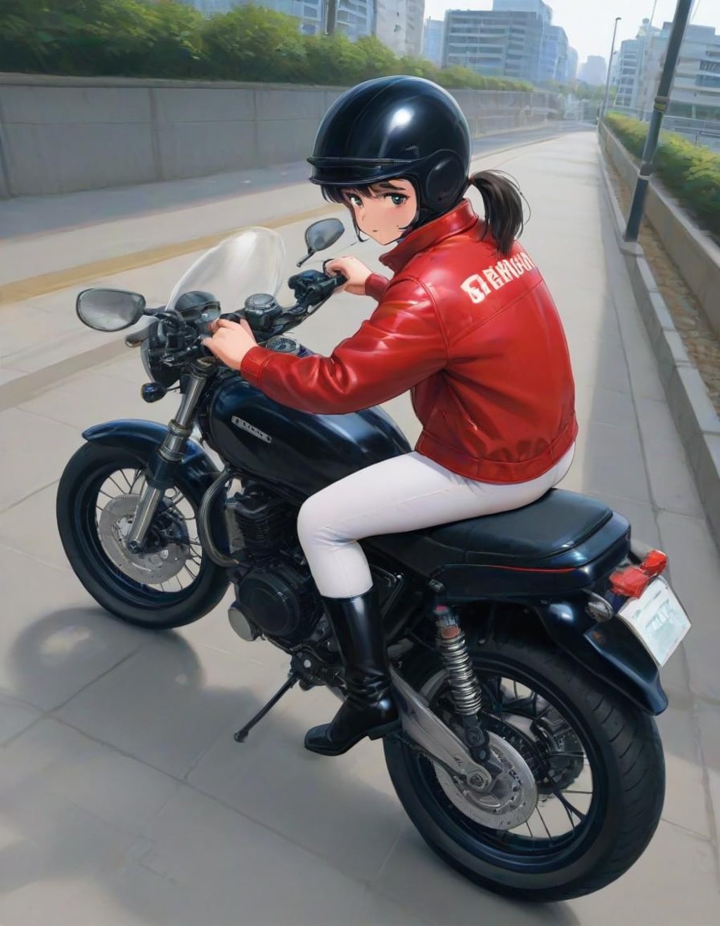 バイク女子