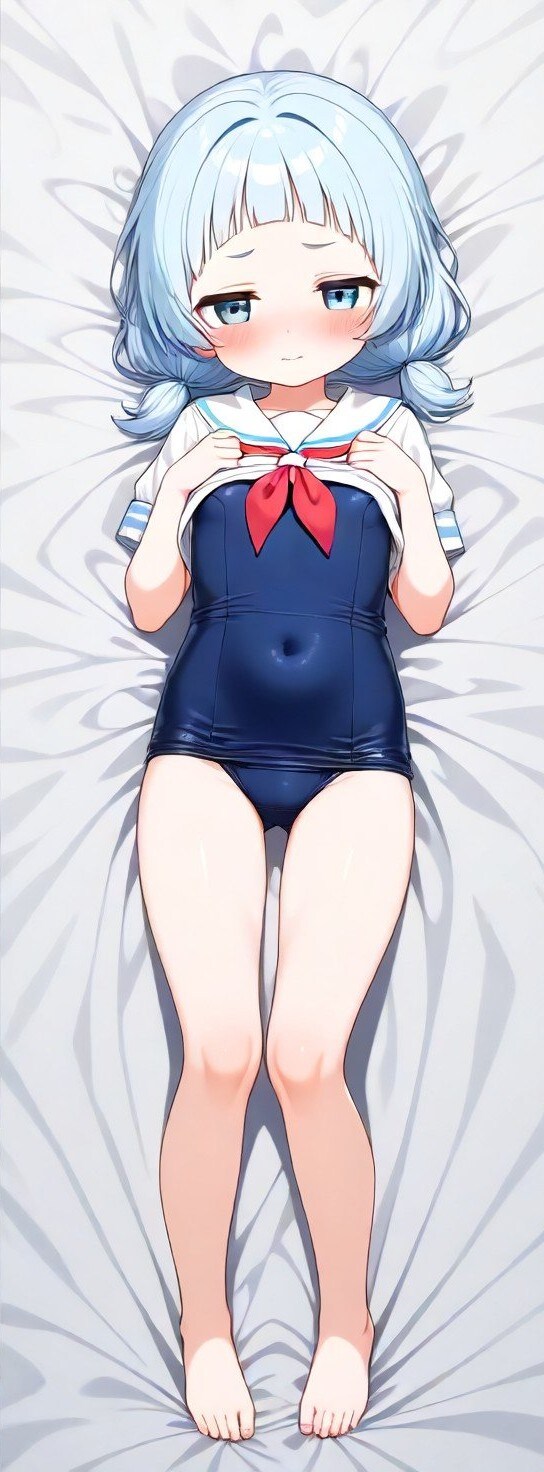 抱き枕カバー風セーラースク水ちゃん