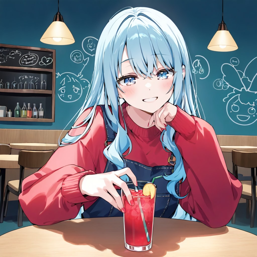カフェで休憩 | の人気AIイラスト・グラビア