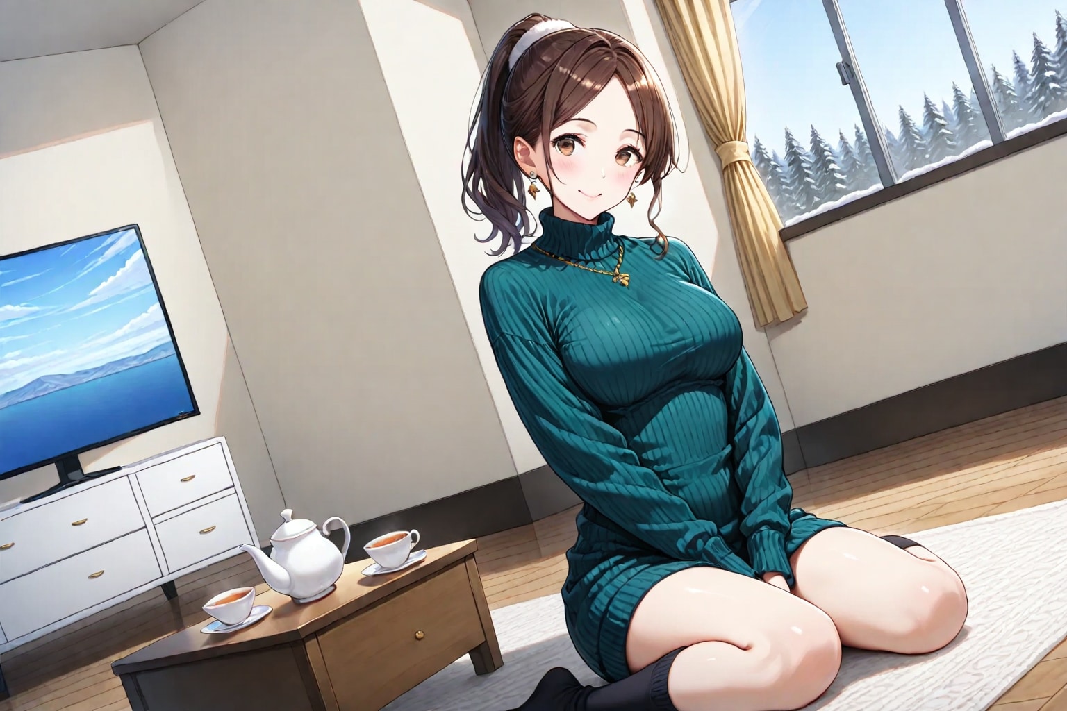 おでこちゃん✨とティータイム☕☕✨