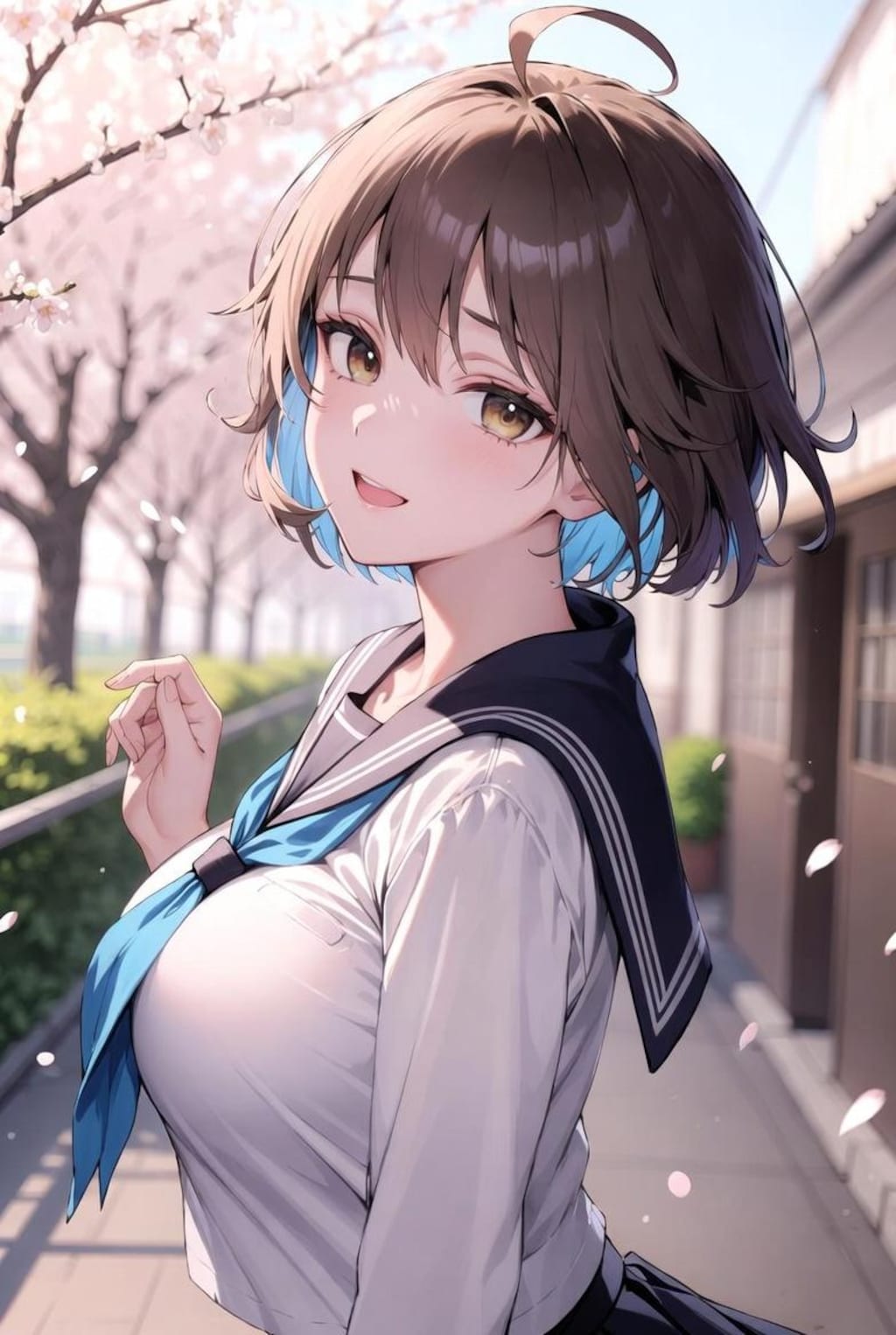 桜よりも君を見たい