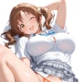 愛梨のギャル制服Tバック 4枚目