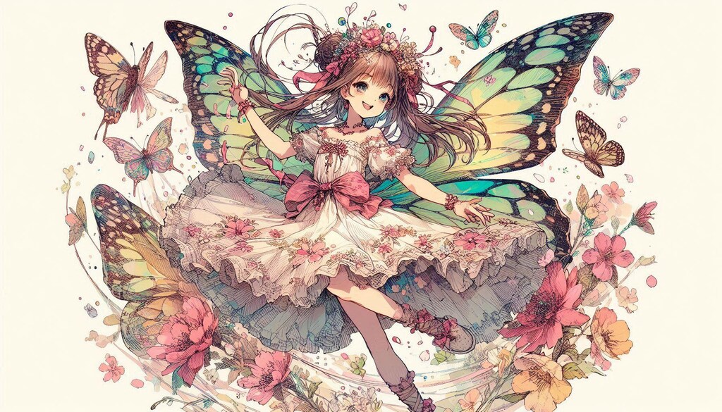 （絵本の挿絵風？）フェアリーダンス♪