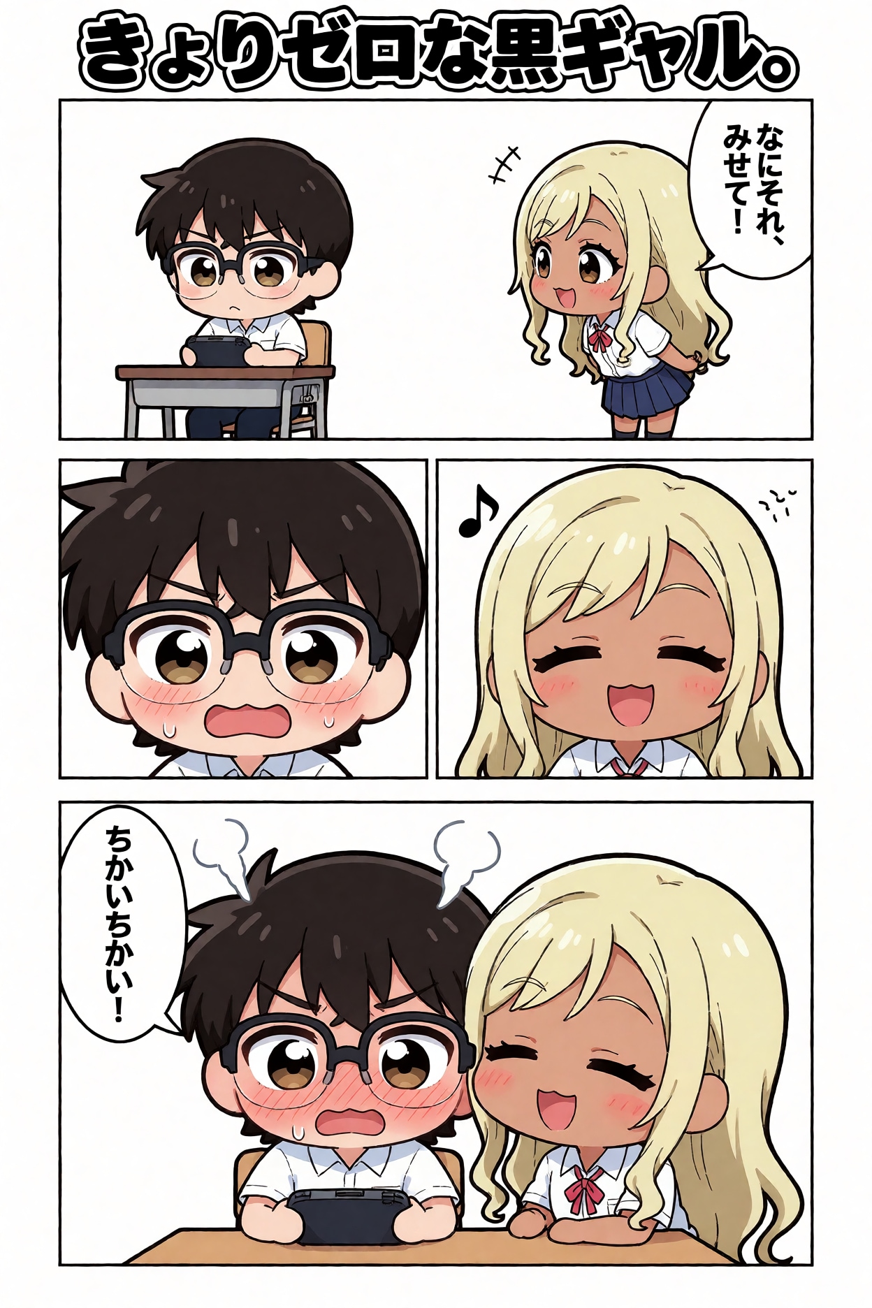 距離ゼロな黒ギャル