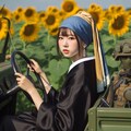 真珠の耳飾りの軍用車両の少女 10枚目
