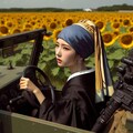 真珠の耳飾りの軍用車両の少女 9枚目