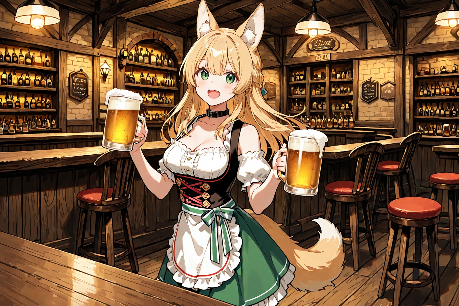 けもみみ酒場 | の人気AIイラスト・グラビア