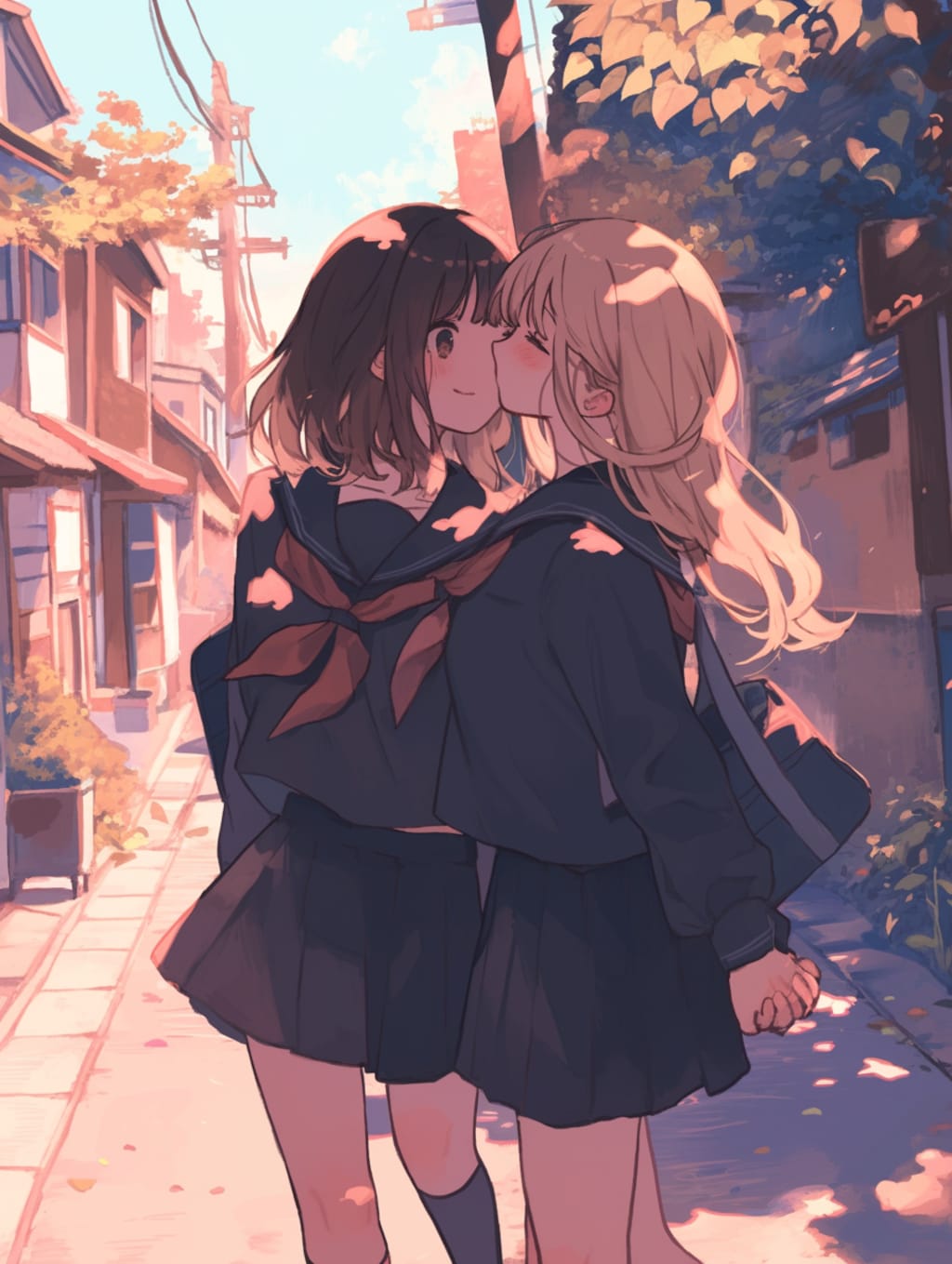 キスしたい二人のJK158