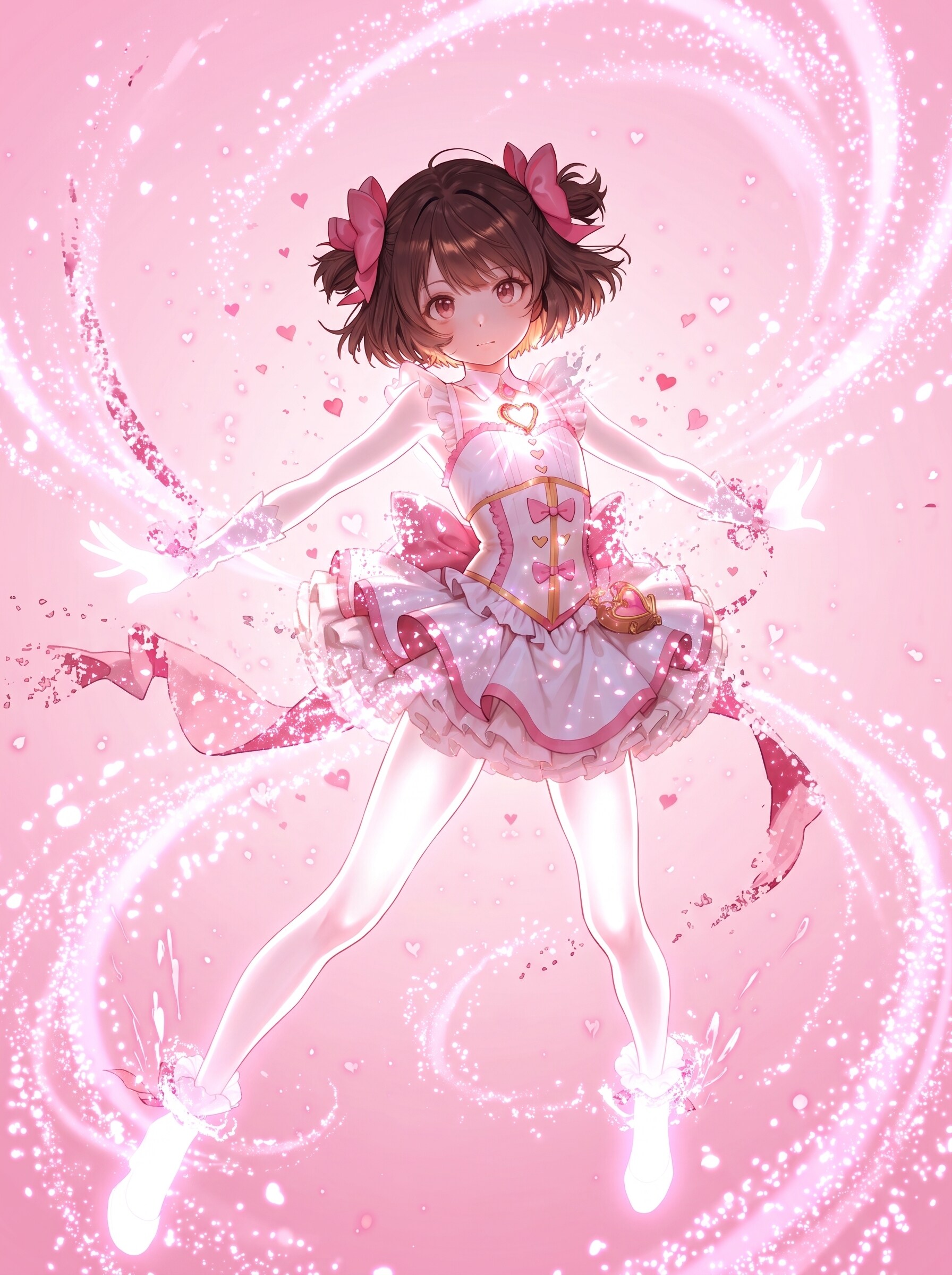 魔法少女の変身シーン