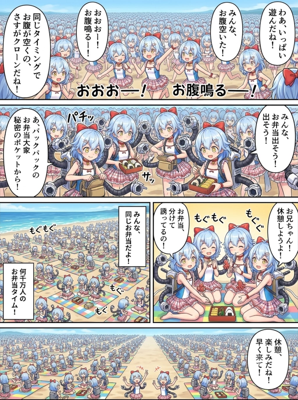 リコちゃん達と遊ぶ司令のウェブトゥーン#∞3
