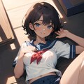 褐色肌JKちゃん 4枚目