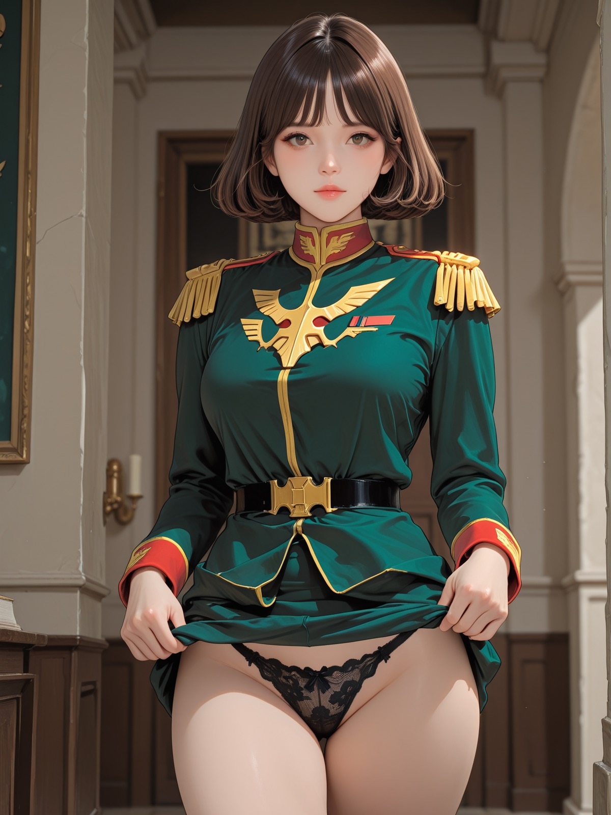 パンツ見せてくれるジオン軍女子
