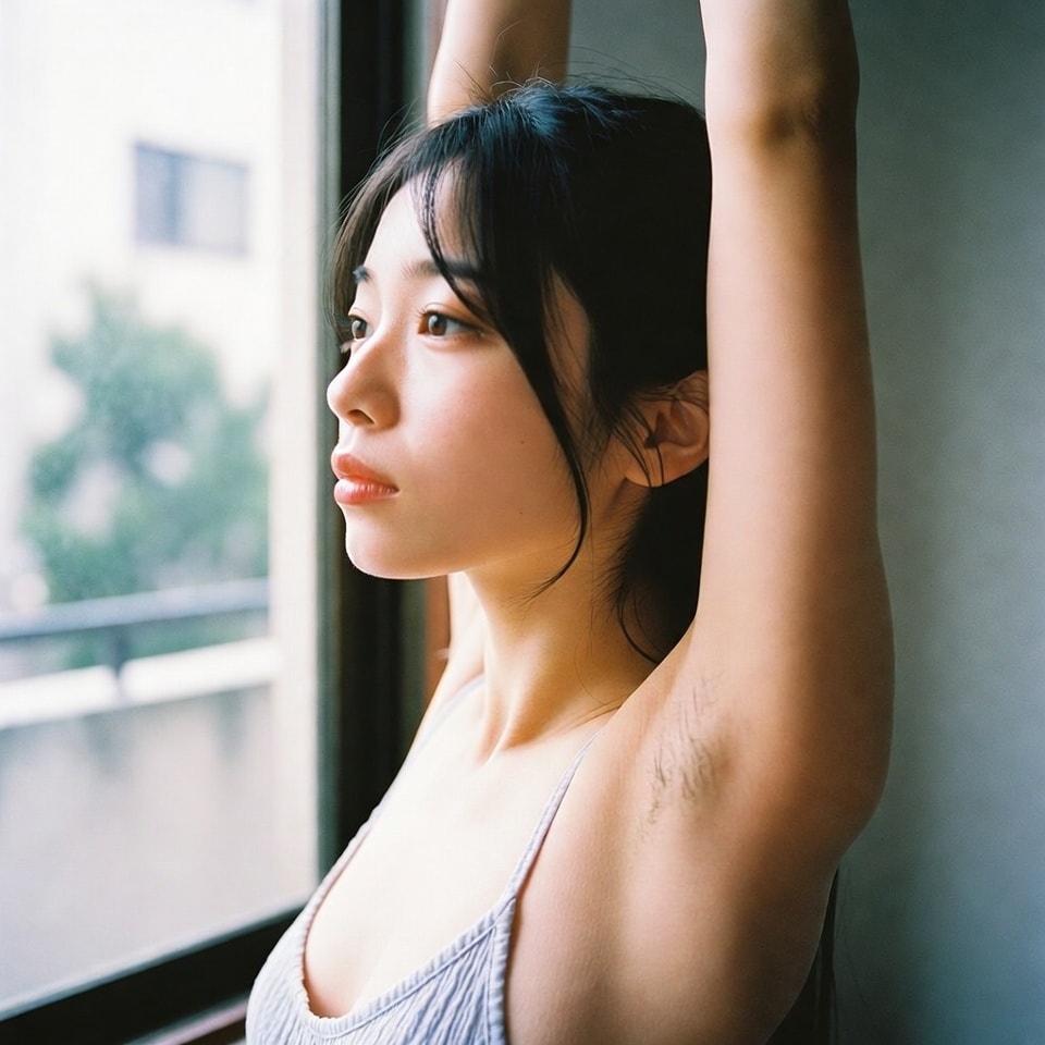 背伸び
