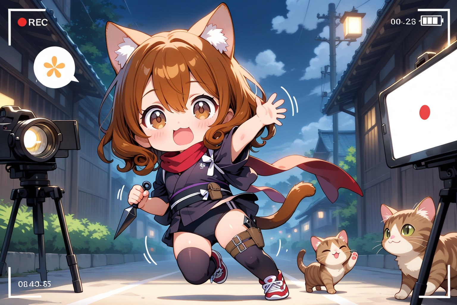 宣材動画を撮る忍ルマ | の人気AIイラスト・グラビア